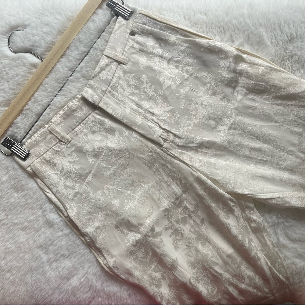 Rapsodia Ivory Satin Pants size S